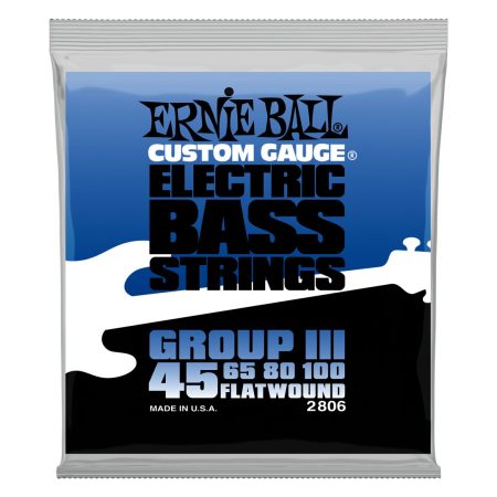 Flatwound Group III Electric Bass Strings - 45-100 Gauge