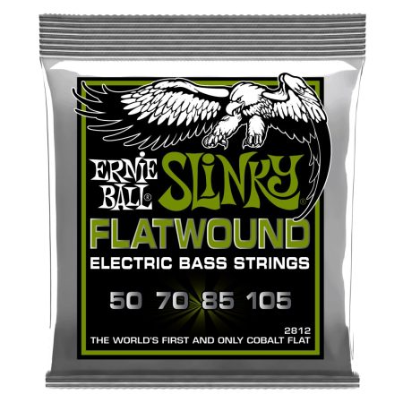 Regular Slinky Flatwound Electric Bass Strings - 50-105 Gauge