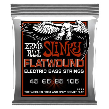 Hybrid Slinky Flatwound Electric Bass Strings - 45-105 Gauge