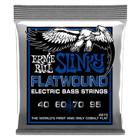 Extra Slinky Flatwound Electric Bass Strings - 40-95 Gauge
