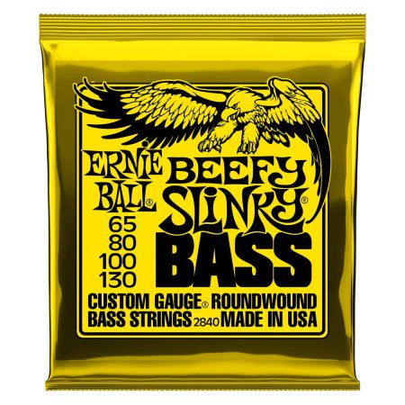 Beefy Slinky Nickel Wound Electric Bass Strings - 65-130 Gauge