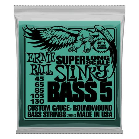 Bass 5 Slinky Super Long Scale Electric Bass Strings - 45-130 Gauge