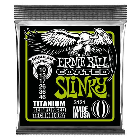 Regular Slinky Coated Titanium RPS Electric Guitar Strings - 10-46 Gau