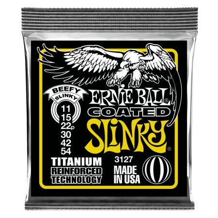 Beefy Slinky Coated Titanium RPS Electric Guitar Strings - 11-54 Gauge