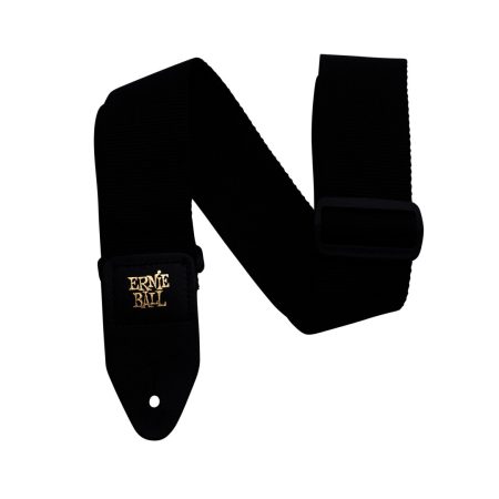 Black Polypro Guitar Strap