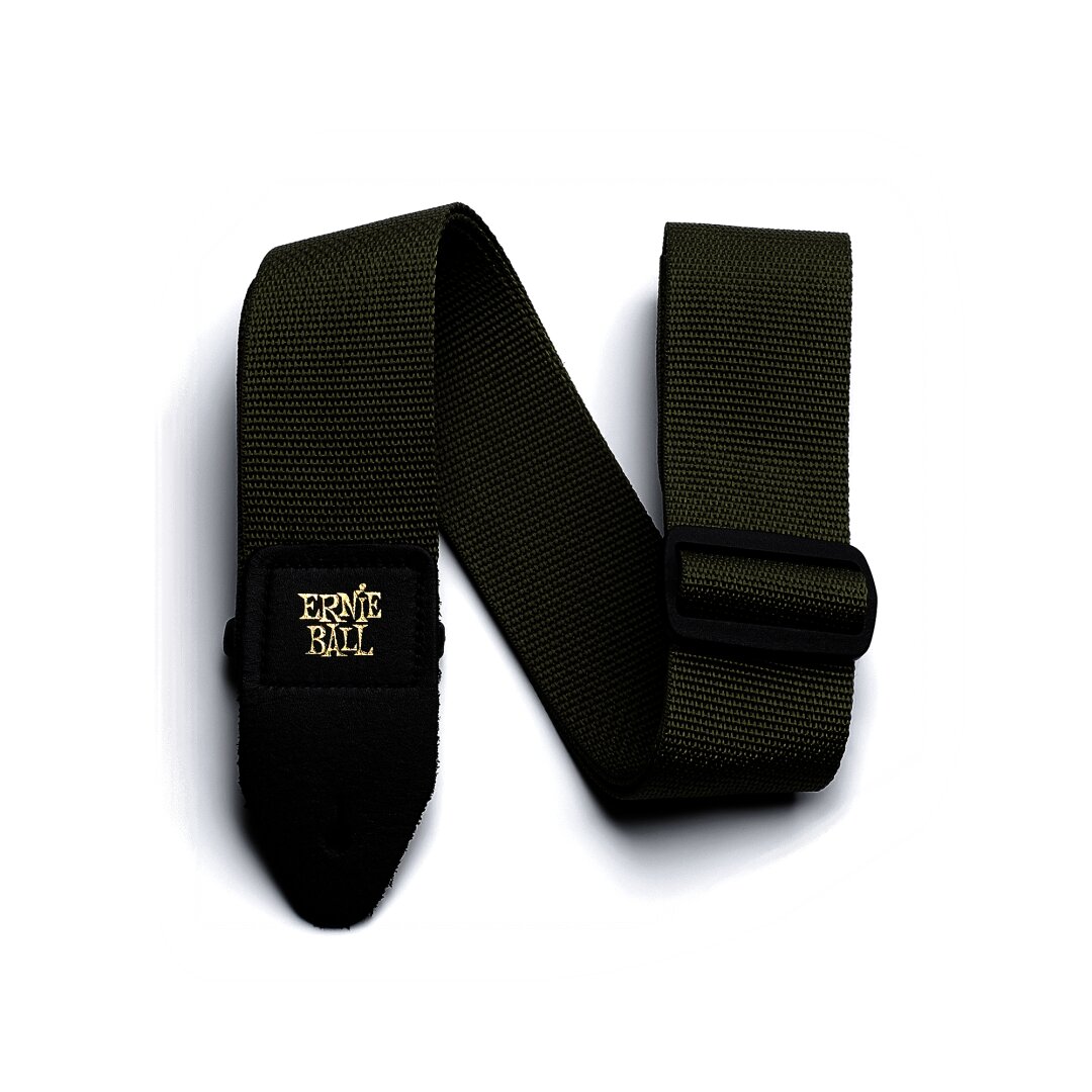 Olive Polypro Guitar Strap