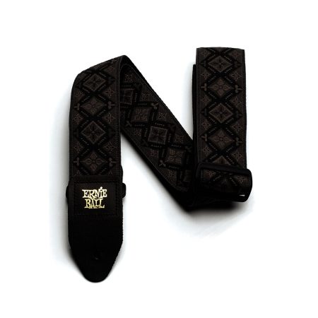 Regal Black Jacquard Guitar Strap