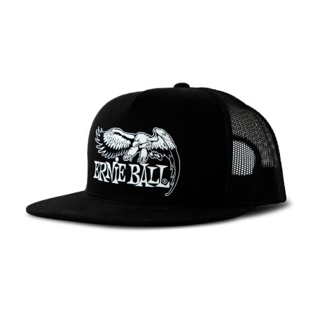 Black with White  Eagle Logo Hat