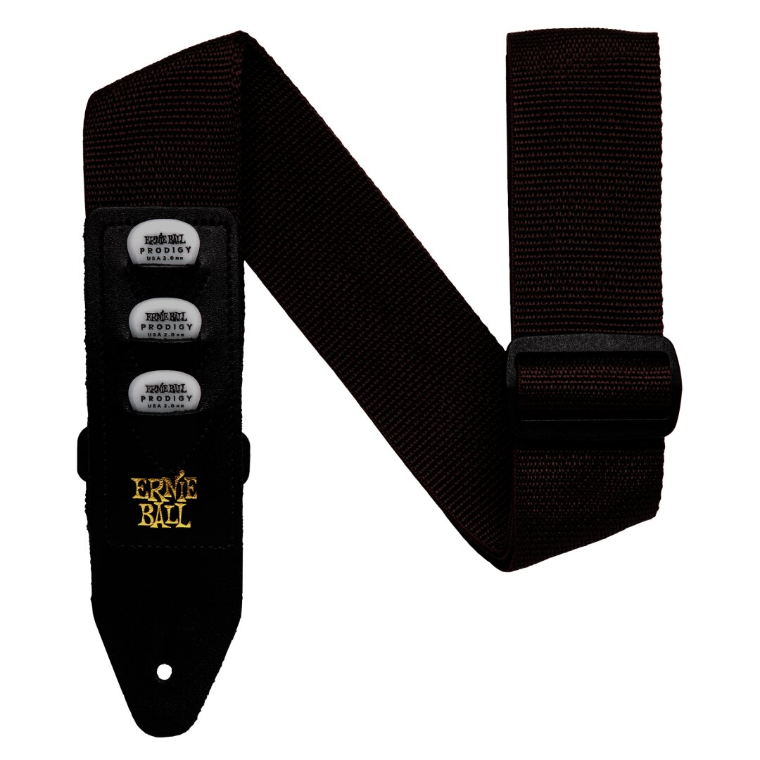 Ernie Ball Black Pickholder Strap
