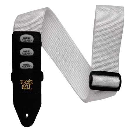 Ernie Ball White Pickholder Strap