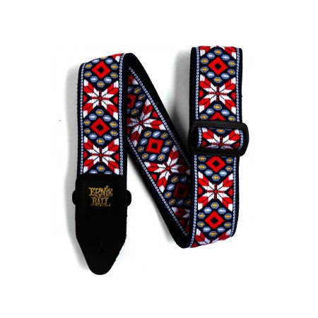 Ernie Ball Taos Fire Red Jacquard Strap