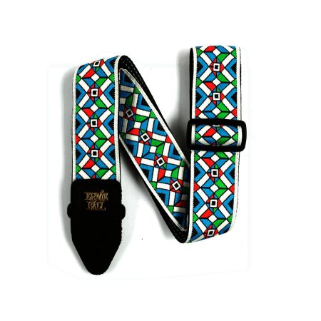 Ernie Ball Kaleidoscope Blue Jacquard Strap
