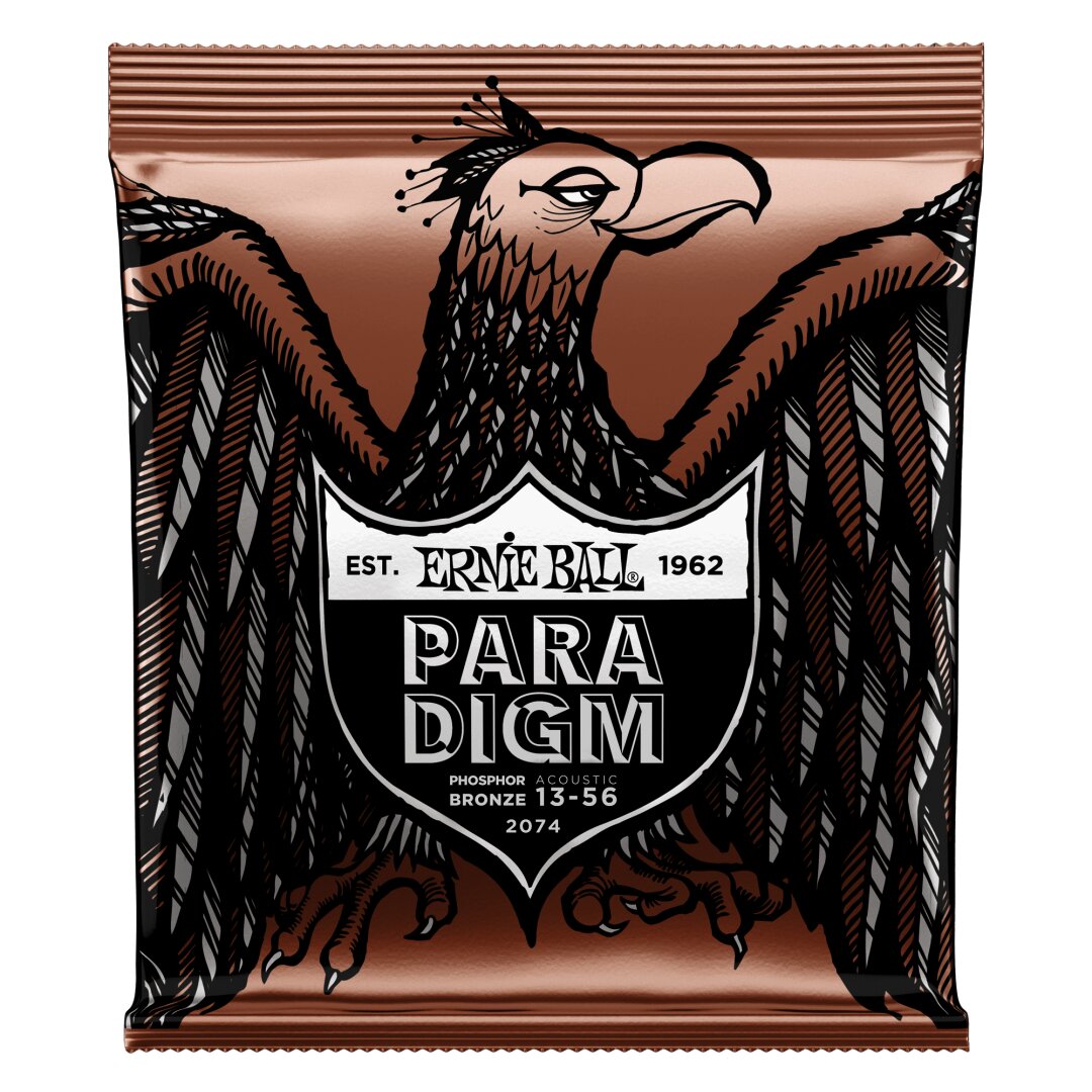 Paradigm Medium Phosphor Bronze Acoustic Guitar Strings - 13-56 Gauge