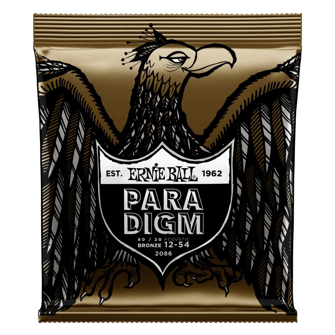 Paradigm Medium Light 80/20 Bronze Acoustic Guitar Strings - 12-54 Gau