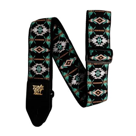 Ernie Ball Southwestern Turquoise Jacquard Strap