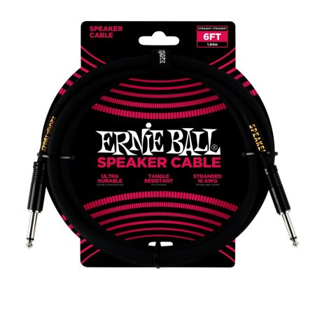 6' Straight / Straight Speaker Cable