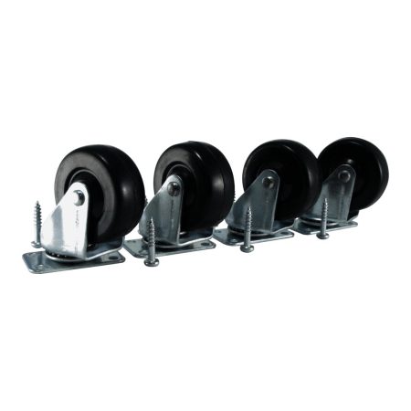 Amp Caster Set Standard Plate Mount