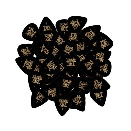 Thin Black Cellulose Picks, bag of 144