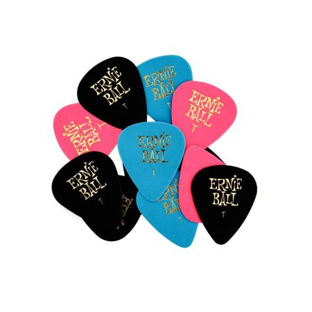 Thin Assorted Color Cellulose Picks, bag of 12