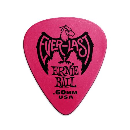 .60mm Pink Everlast Picks 12-pack
