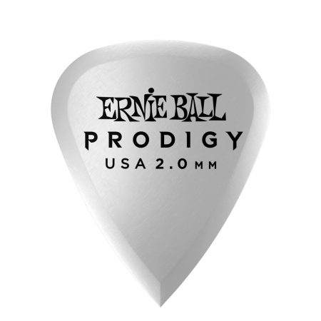 2.0mm White Standard Prodigy Picks 6-Pack
