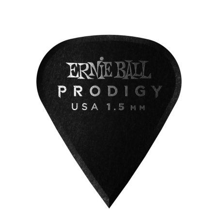 Ernie Ball 1.5mm Black Sharp Prodigy Picks 6-pack