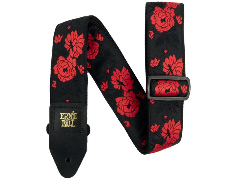 Ernie Ball Jacquard Guitar Strap - Tango Rose