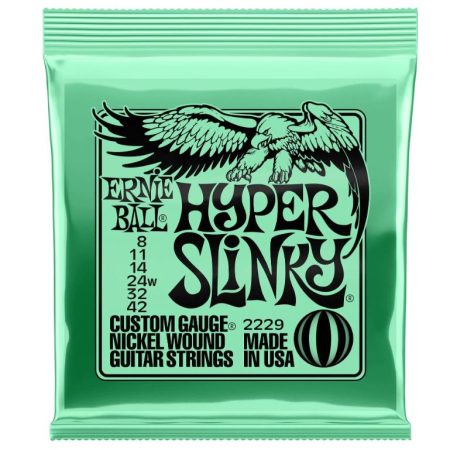 Ernie Ball 2229 Hyper Slinky Nickel Wound Electric Guitar Strings - .0