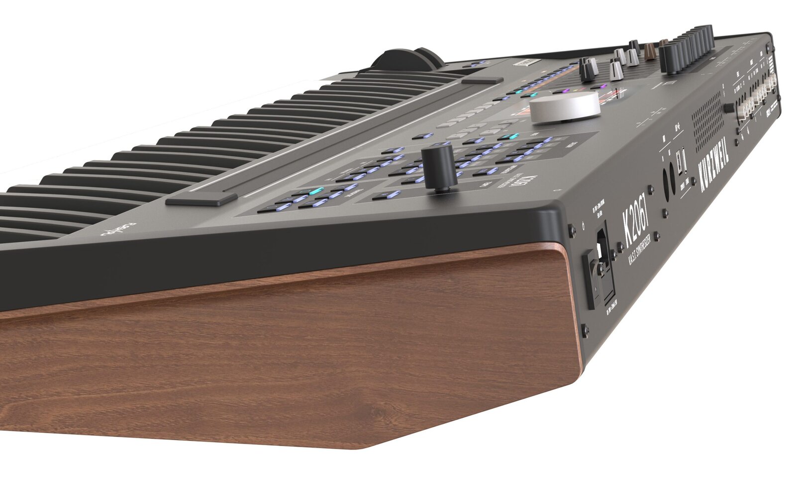 Kurzweil K2061 61-Key V.A.S.T. Synthesizer Workstation semi-weighted synth action with velocity and pressure (aftertouch) sensitive adjustable keys (Fatar TP/9) Mac OS X, Windows compatible - Image 8