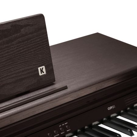 Kurzweil CUP E1 Home Digital Upright Piano | 88 Keys, Bluetooth+MIDI & USB Connectivity, Rosewood Finish