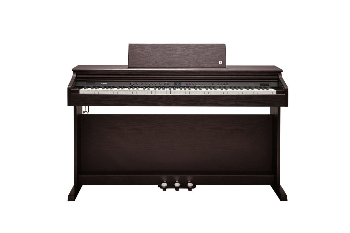 Kurzweil CUP E1 Home Digital Upright Piano | 88 Keys, Bluetooth+MIDI & USB Connectivity, Rosewood Finish - Image 7
