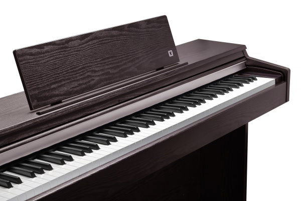 Kurzweil CUP M1 Home Digital Upright Piano | 88 Keys, Bluetooth+MIDI & USB Connectivity, Rosewood Finish - Image 3