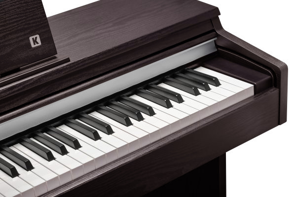 Kurzweil CUP M1 Home Digital Upright Piano | 88 Keys, Bluetooth+MIDI & USB Connectivity, Rosewood Finish - Image 4