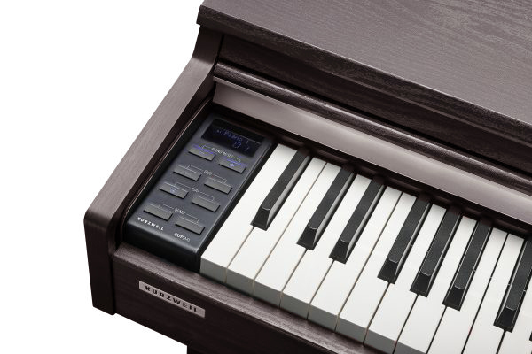 Kurzweil CUP M1 Home Digital Upright Piano | 88 Keys, Bluetooth+MIDI & USB Connectivity, Rosewood Finish - Image 6