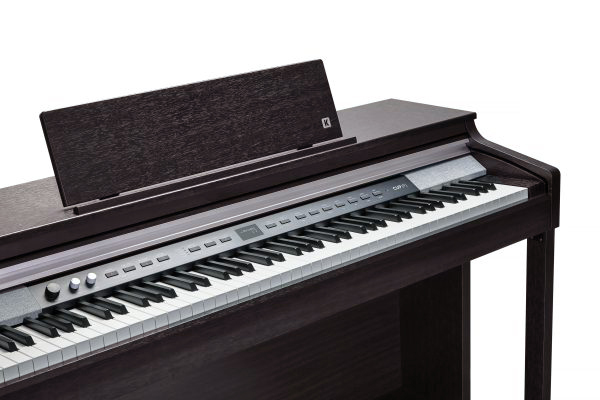 Kurzweil CUP P1 Home Digital Upright Piano | 88 Keys, Bluetooth+MIDI & USB Connectivity, Rosewood Finish - Image 4