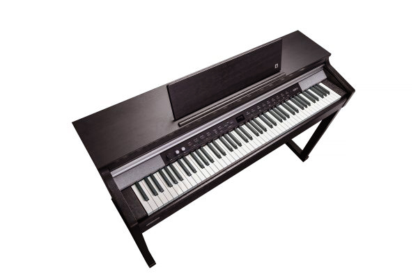 Kurzweil CUP P1 Home Digital Upright Piano | 88 Keys, Bluetooth+MIDI & USB Connectivity, Rosewood Finish - Image 7