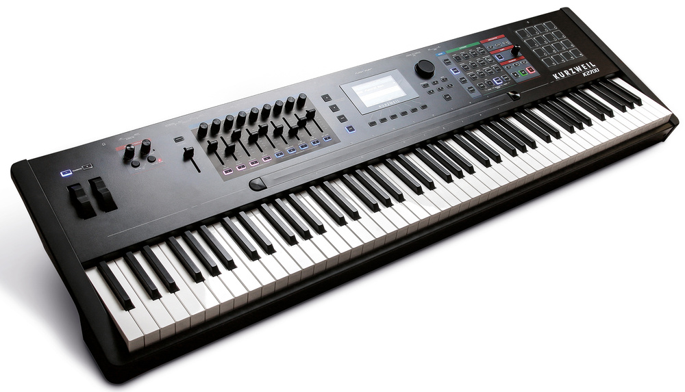 Kurzweil K2088 88-Key V.A.S.T. Synthesizer Workstation fully-weighted, hammer-action with velocity and pressure (aftertouch) sensitive adjustable keys (Fatar TP/40L) Mac OS X, Windows compatible - Image 2